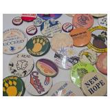 Estate Lot of Vintage Pinback Buttons