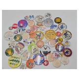 Estate Lot of Vintage Pinback Buttons