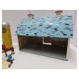 Nice Vintage Ohio Arts Tin Litho ROLLING ACRES FARM Toy Playset