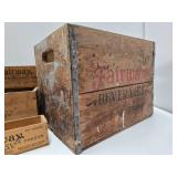 Primitive Antique Wooden Advertising Crates & Boxes