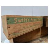 Primitive Antique Wooden Advertising Crates & Boxes