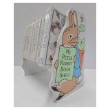 Very Cute PETER RABBIT Bookshelf Full of Beatrix Potter Children