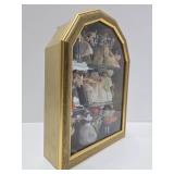 Collection of Vintage Clothespin Dolls w/Display Case & Book