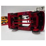 Assorted Diecast Vehicles Semi Trucks & 2 Vintage Tonkas