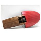Great Unused Condition Vintage Toy Wooden Pond Boat w/Motor