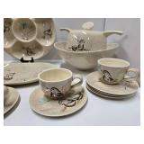 Lot of Mid Century RED WING Bob White Dishware