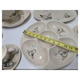 Lot of Mid Century RED WING Bob White Dishware