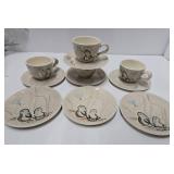 Lot of Mid Century RED WING Bob White Dishware