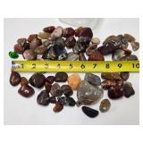 Estate Lot of Polished Semi Precious Gemstones Agates etc