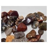 Estate Lot of Polished Semi Precious Gemstones Agates etc