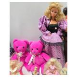 Large Group of Assorted BARBIE Dolls & other Items