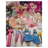 Large Group of Assorted BARBIE Dolls & other Items