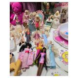 Large Group of Assorted BARBIE Dolls & other Items