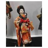 Group of Handmade Vintage Japanese Dolls