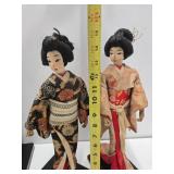 Group of Handmade Vintage Japanese Dolls