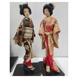 Group of Handmade Vintage Japanese Dolls