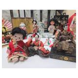 Estate Collection of Vintage & Antique Japanese Dolls, Doll Furniture etc