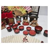 Estate Collection of Vintage & Antique Japanese Dolls, Doll Furniture etc