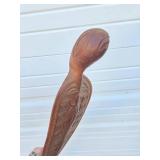 Large & Impressive Vintage Carved Polynesian / Maori Ceremonial Paddle