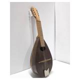 Vintage Handmade Signed Bowl Back Mandolin Instrument