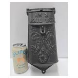 Nice Old Vintage Cast Iron No. 3 Mail Box