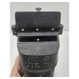 Nice Old Vintage Cast Iron No. 3 Mail Box