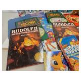Estate Collection of RUDOLPH The Red Nosed Reindeer Books Toys etc