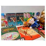 Estate Collection of RUDOLPH The Red Nosed Reindeer Books Toys etc