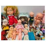 Large Estate Collection of Vintage Dolls