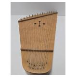 Vintage Handmade Signed Zither Instrument