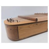 Vintage Handmade Signed Zither Instrument
