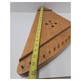 Vintage Handmade Signed Zither Instrument