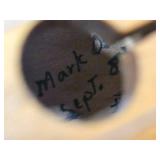 Vintage Handmade Signed Zither Instrument