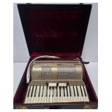 Great Looking Vintage Stradivarius Accordion w/Case - Made in Italy