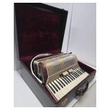 Great Looking Vintage Stradivarius Accordion w/Case - Made in Italy