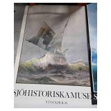 Group of Vintage Scandinavian Travel Posters