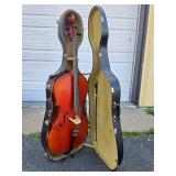 Quality Antique Cello - Stradivarius Copy w/Case & Bow