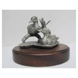 Highly Detailed Vintage Pewter Sculptures by Irving Carl Burgues