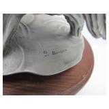 Highly Detailed Vintage Pewter Sculptures by Irving Carl Burgues