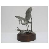 Highly Detailed Vintage Pewter Sculptures by Irving Carl Burgues