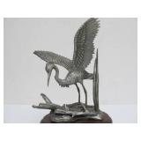 Highly Detailed Vintage Pewter Sculptures by Irving Carl Burgues