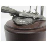 Highly Detailed Vintage Pewter Sculptures by Irving Carl Burgues