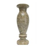 Heavy Stone Wine Carafe w/ Set of 6 Matching Glasses