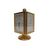 Excellent Quality Vintage Swiss Made CONCORD Brass Clock / Weather Station