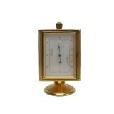 Excellent Quality Vintage Swiss Made CONCORD Brass Clock / Weather Station