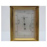 Excellent Quality Vintage Swiss Made CONCORD Brass Clock / Weather Station