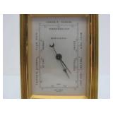 Excellent Quality Vintage Swiss Made CONCORD Brass Clock / Weather Station