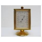 Excellent Quality Vintage Swiss Made CONCORD Brass Clock / Weather Station