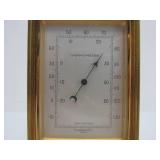 Excellent Quality Vintage Swiss Made CONCORD Brass Clock / Weather Station