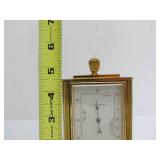 Excellent Quality Vintage Swiss Made CONCORD Brass Clock / Weather Station